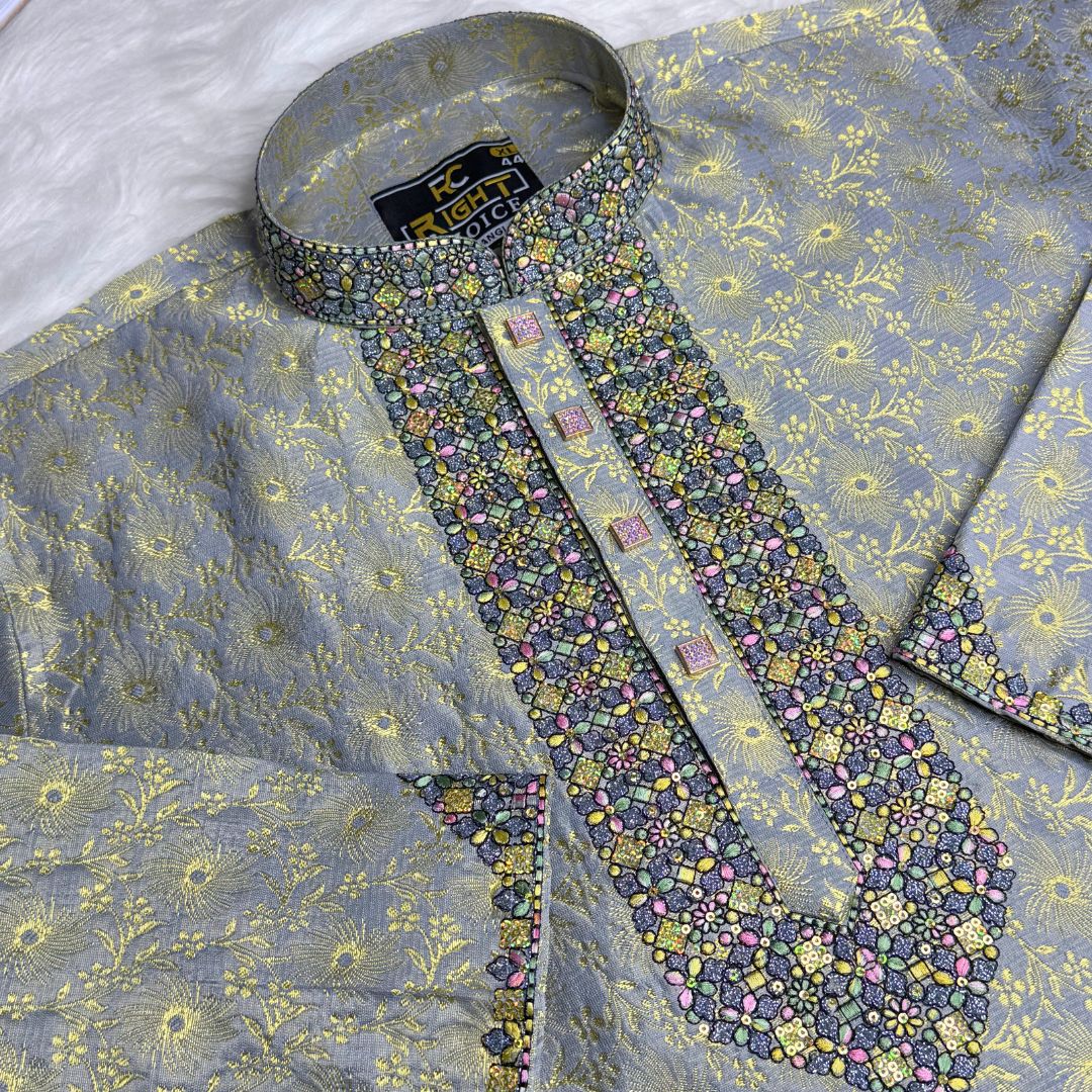 Luxury Katan Panjabi (-CODE: 186-)