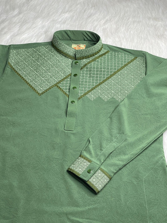 আরামদায়ক ১০০% চায়না স্টিচ এর স্মার্ট পাঞ্জাবি🔥