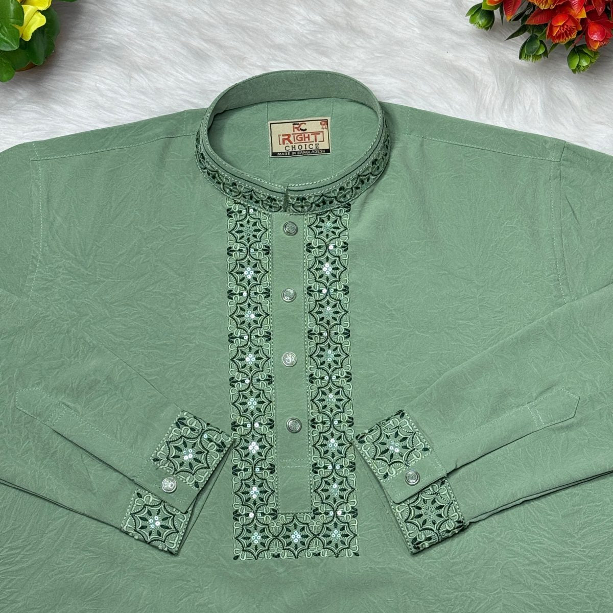 আরামদায়ক ১০০% চায়না স্টিচ এর স্মার্ট পাঞ্জাবি🔥 (045)