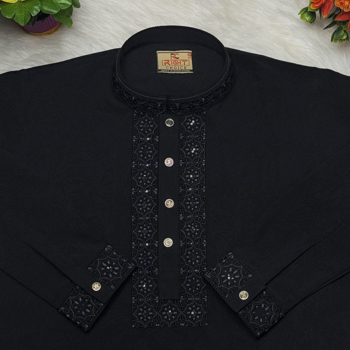 আরামদায়ক ১০০% চায়না স্টিচ এর স্মার্ট পাঞ্জাবি🔥 (043)