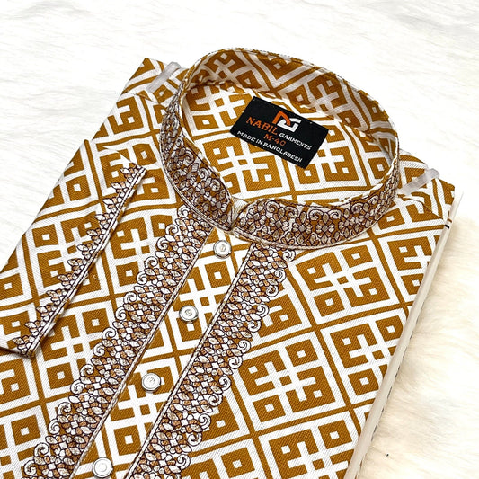 আরামদায়ক ১০০% কটন এর স্মার্ট পাঞ্জাবি🔥 NG 202