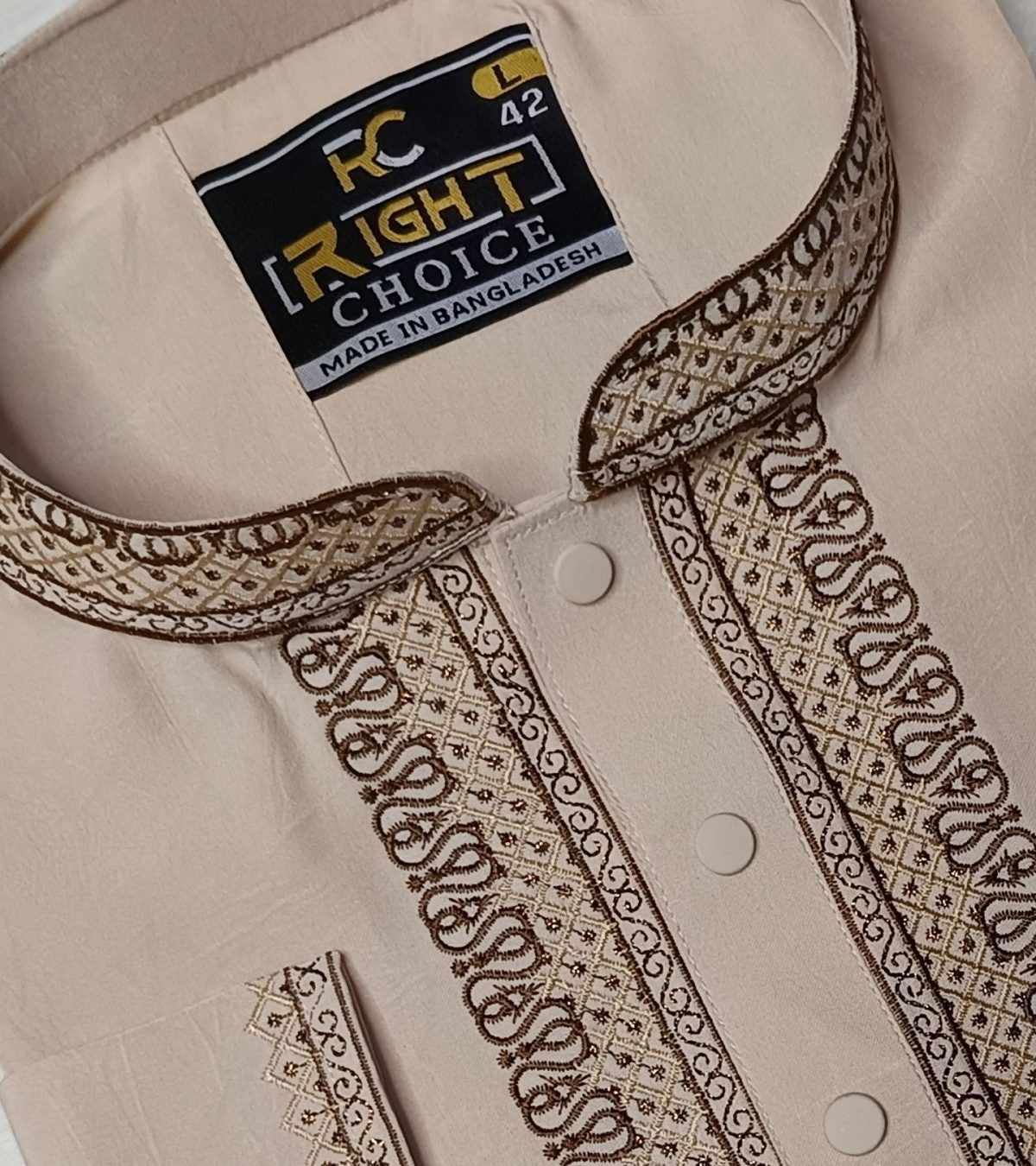 আরামদায়ক ১০০% চায়না স্টিচ এর স্মার্ট পাঞ্জাবি🔥 (2001)