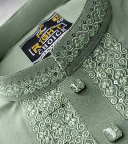 আরামদায়ক ১০০% চায়না স্টিচ এর স্মার্ট পাঞ্জাবি🔥 (2051)