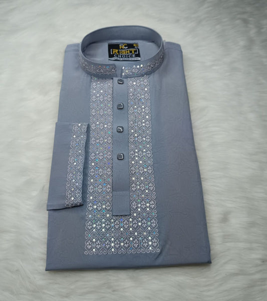 আরামদায়ক ১০০% চায়না স্টিচ এর স্মার্ট পাঞ্জাবি🔥 (2052)