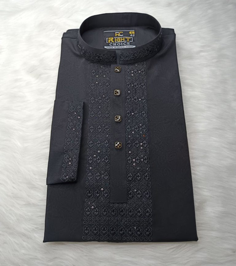 আরামদায়ক ১০০% চায়না স্টিচ এর স্মার্ট পাঞ্জাবি🔥 (2053)