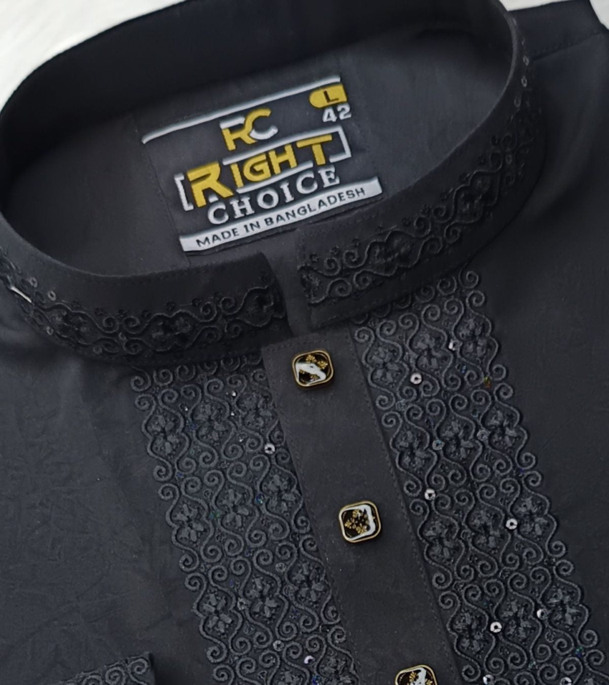 আরামদায়ক ১০০% চায়না স্টিচ এর স্মার্ট পাঞ্জাবি🔥 (2053)