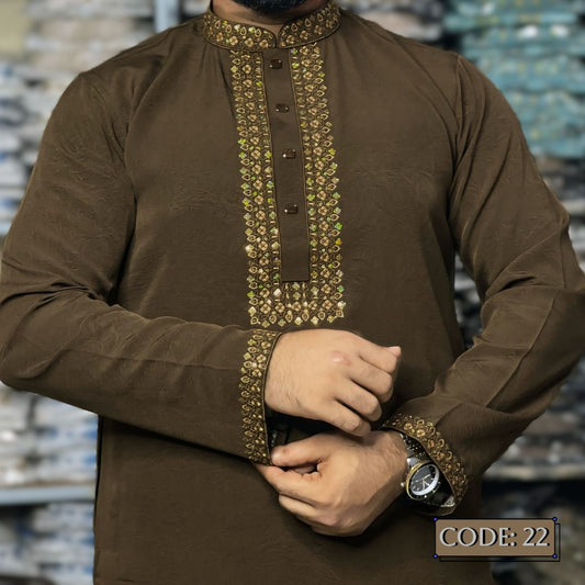 আরামদায়ক ১০০% চায়না স্টিচ এর স্মার্ট পাঞ্জাবি🔥 (22)