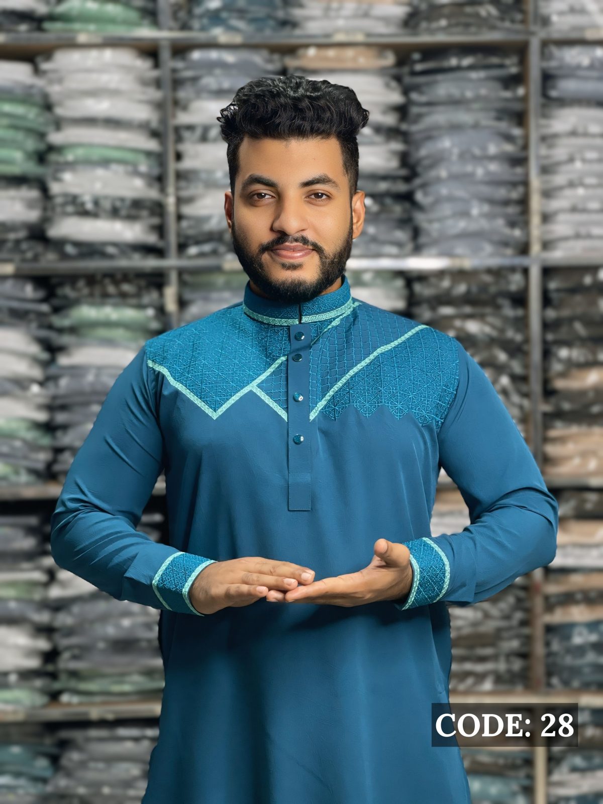 আরামদায়ক ১০০% চায়না স্টিচ এর স্মার্ট পাঞ্জাবি🔥