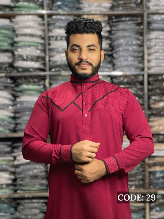 আরামদায়ক ১০০% চায়না স্টিচ এর স্মার্ট পাঞ্জাবি🔥 (29)