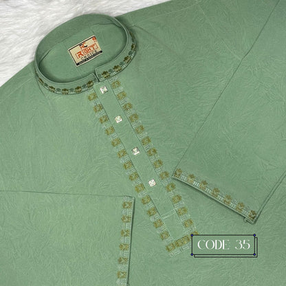 আরামদায়ক ১০০% চায়না স্টিচ এর স্মার্ট পাঞ্জাবি🔥 (035)
