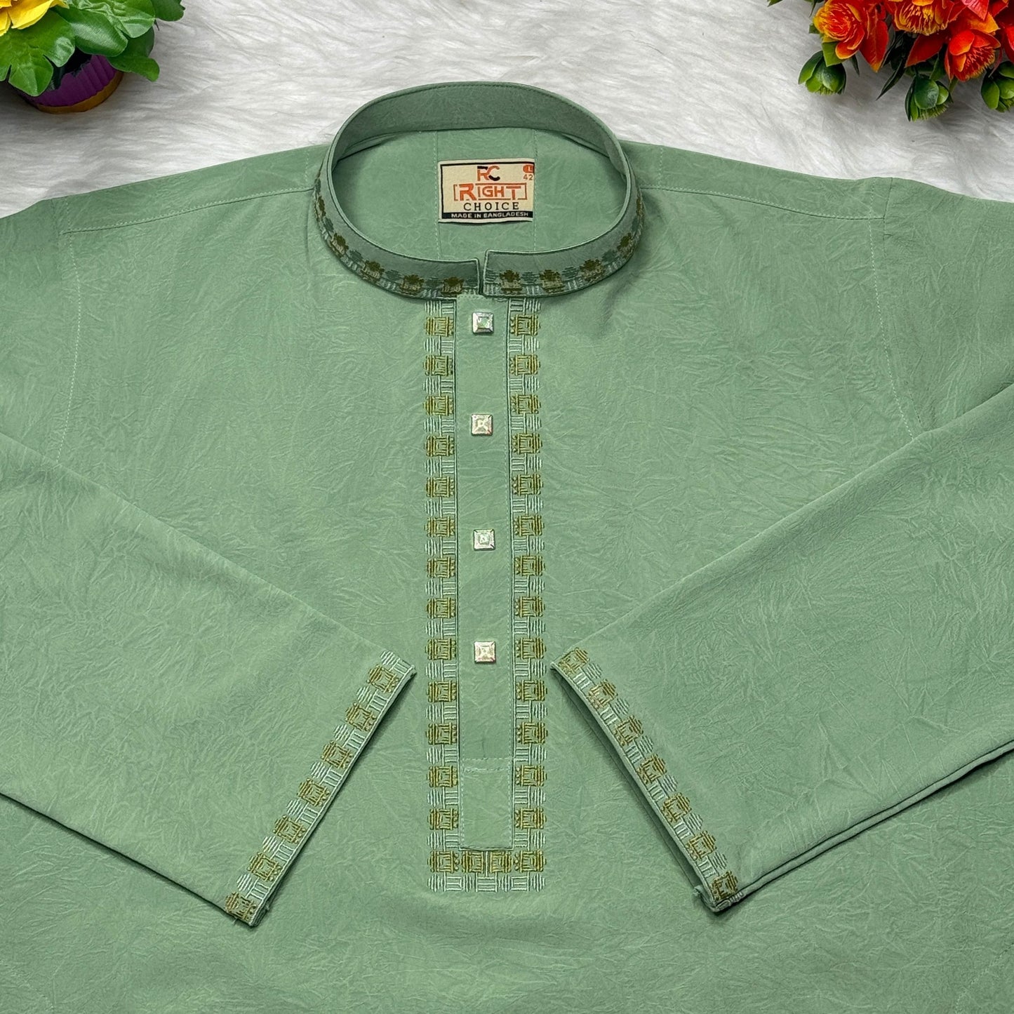 আরামদায়ক ১০০% চায়না স্টিচ এর স্মার্ট পাঞ্জাবি🔥 (035)