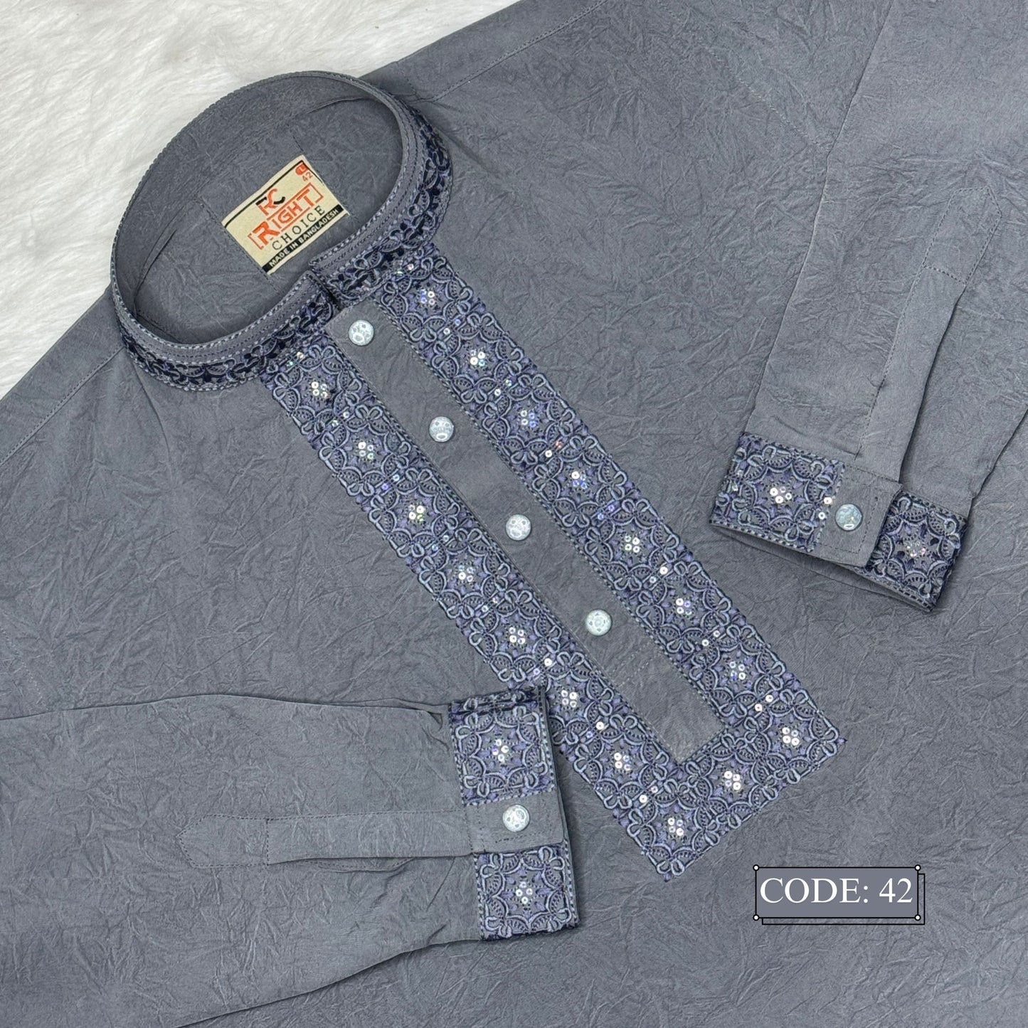 আরামদায়ক ১০০% চায়না স্টিচ এর স্মার্ট পাঞ্জাবি🔥 (042)