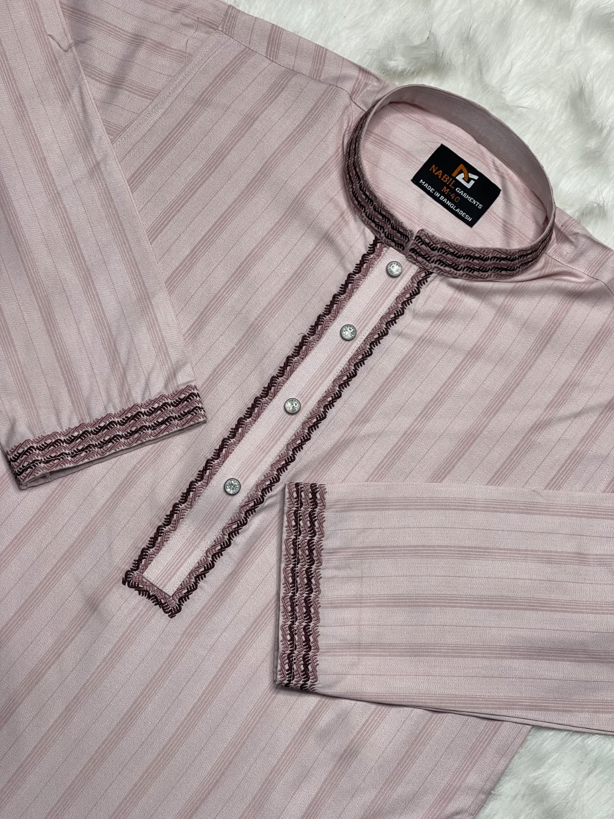 অরিজিনাল কটন স্ট্রাইপস পাঞ্জাবি🔥 NG - 601