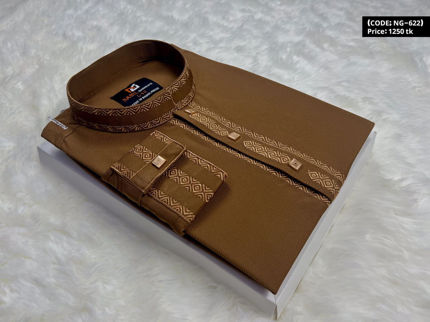 এলিগ্যান্ট চায়না চেলি কাপড় পাঞ্জাবি🔥 622