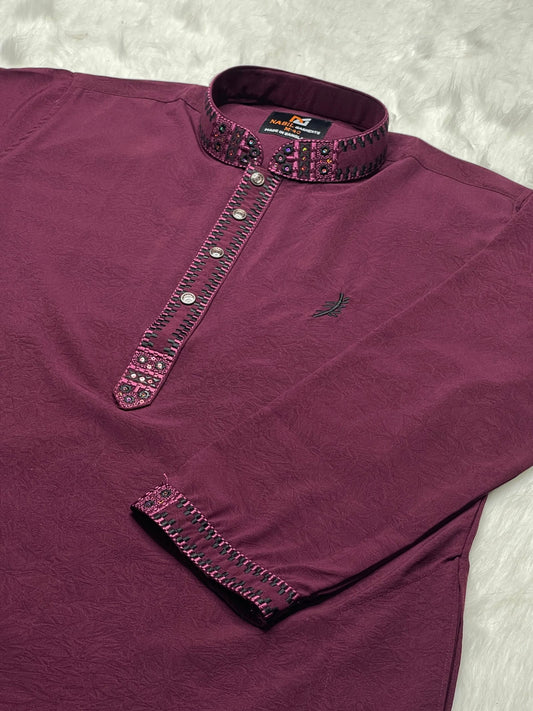 আরামদায়ক ১০০% চায়না স্টিচ এর স্মার্ট পাঞ্জাবি🔥 NG 502