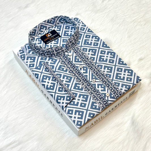 আরামদায়ক ১০০% কটন এর স্মার্ট পাঞ্জাবি🔥 NG 201