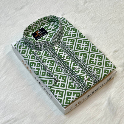 আরামদায়ক ১০০% কটন এর স্মার্ট পাঞ্জাবি🔥 NG 203