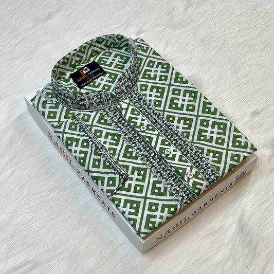 আরামদায়ক ১০০% কটন এর স্মার্ট পাঞ্জাবি🔥 NG 203