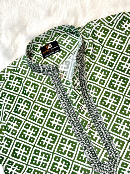 আরামদায়ক ১০০% কটন এর স্মার্ট পাঞ্জাবি🔥 NG 203