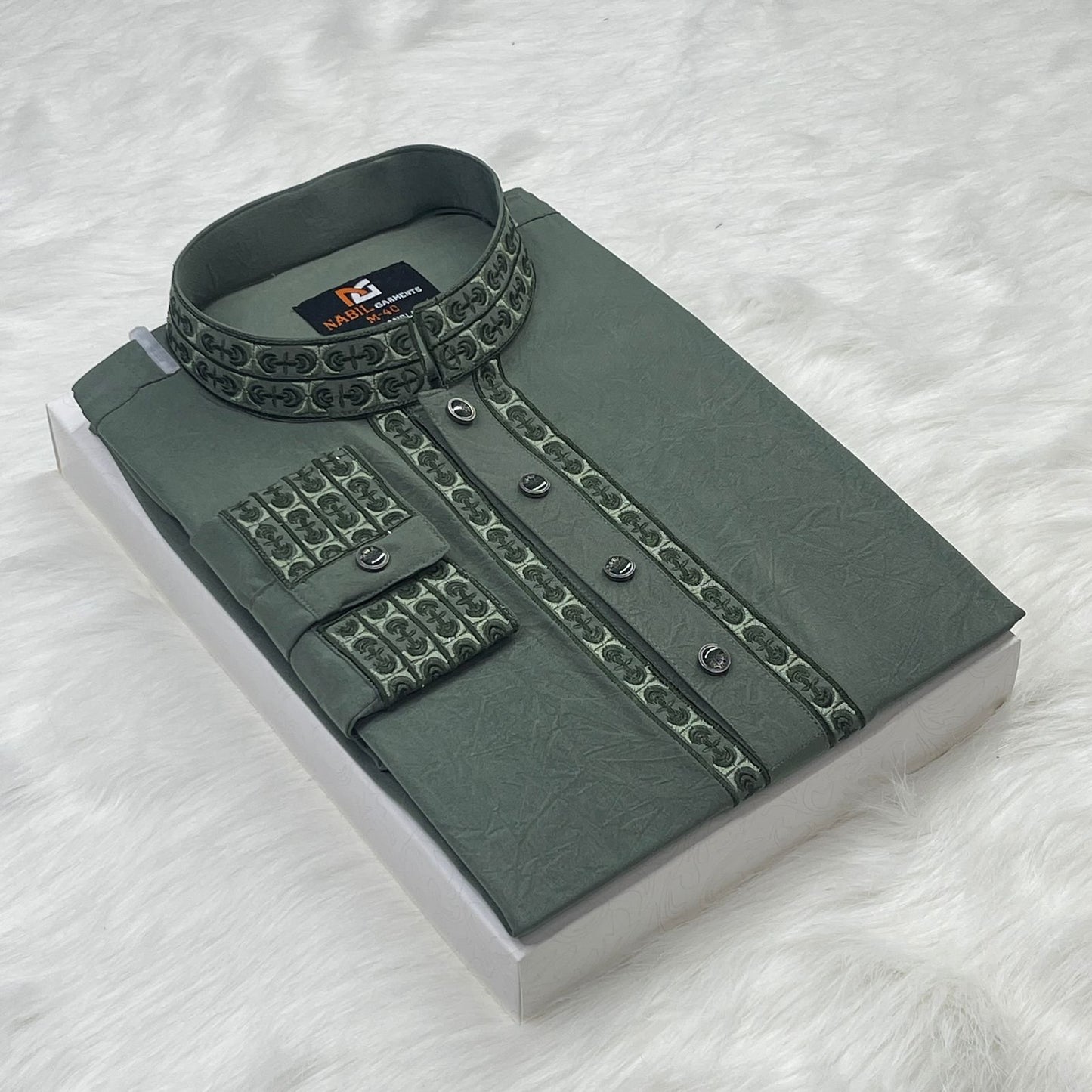 আরামদায়ক ১০০% চায়না স্টিচ এর স্মার্ট পাঞ্জাবি🔥 NG 404