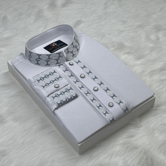 আরামদায়ক ১০০% চায়না স্টিচ এর স্মার্ট পাঞ্জাবি🔥 NG 405