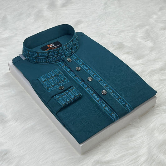 আরামদায়ক ১০০% চায়না স্টিচ এর স্মার্ট পাঞ্জাবি🔥 NG 406