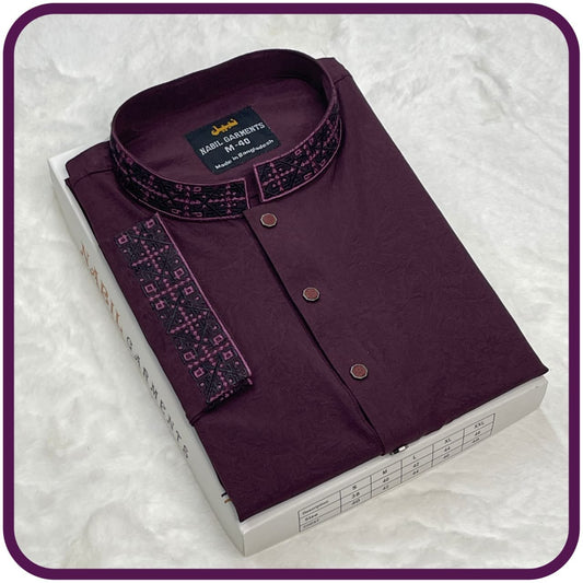 আরামদায়ক ১০০% চায়না স্টিচ এর স্মার্ট পাঞ্জাবি🔥 NG 302