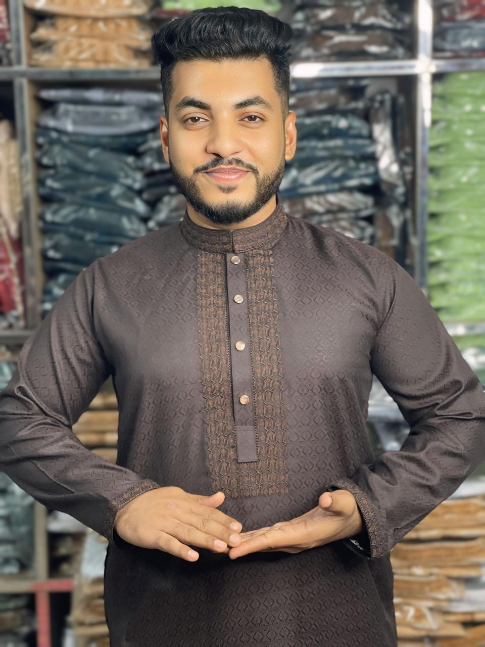 অরিজিনাল কটন পাঞ্জাবি🔥 NG - 672