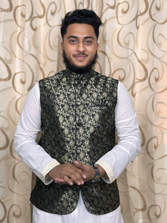 ইন্ডিয়ান কাতান কাপড় প্রিমিয়াম কটি (Black)