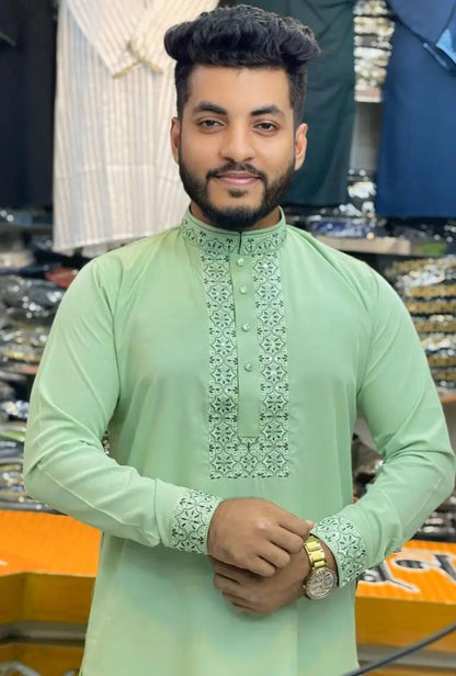 আরামদায়ক ১০০% চায়না স্টিচ এর স্মার্ট পাঞ্জাবি🔥 (045)